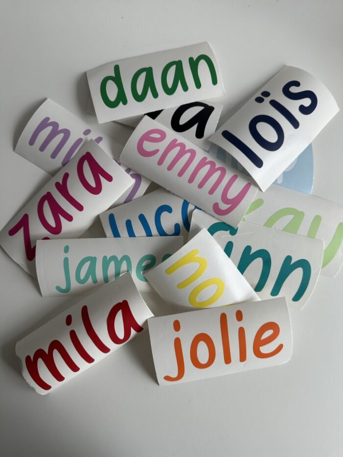 Naamsticker Naamsticker